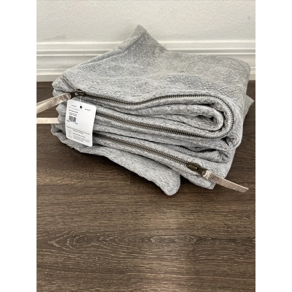 3 NEW Pottery Barn Chenille Karina 22